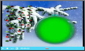 Vidéo d'incrustation HD Boule de noel 2